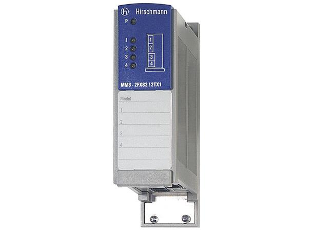 Hirschmann MM3-2FXM2/2TX1-EEC MICE Media modul 2x 10/100, 2x fiber